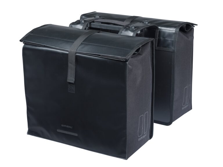 Basil fietstas dubbel Urban Load Pro zwart MIK 50-64L