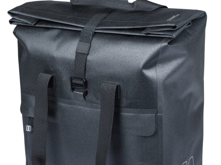 Basil Urban Dry Neo MIK Hooks -ostoskassi musta 23-26L