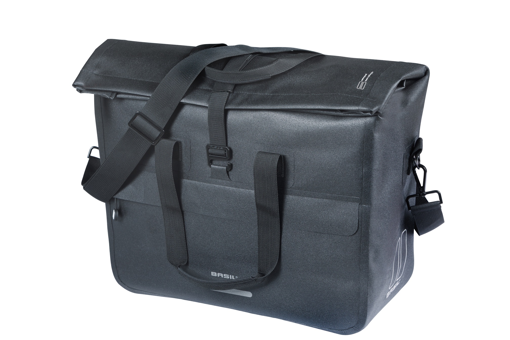 Basil office tas Urban Dry Neo Mik Hooks zwart 23-26L