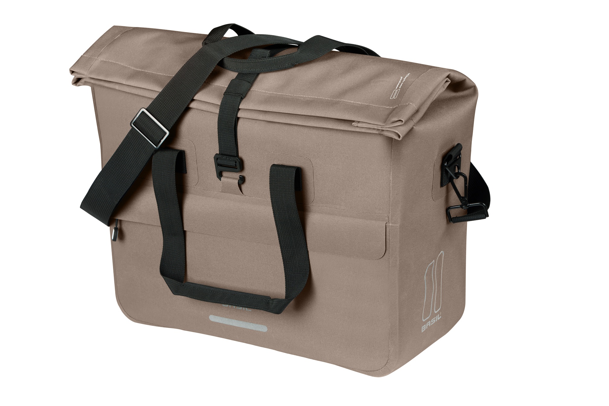 Basil office tas Urban Dry Neo Mik Hooks sage brown 23-26L