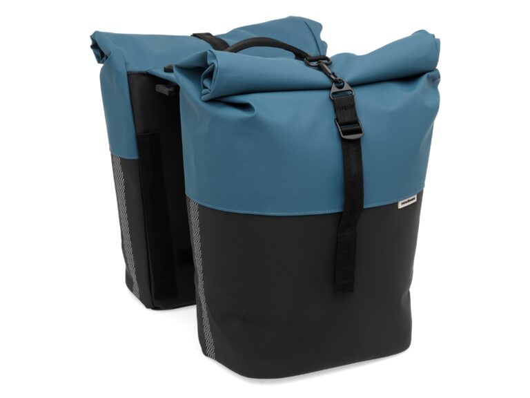 New Looxs fietstas dubbel Nyborg petrol/black MIK 2.0 34L