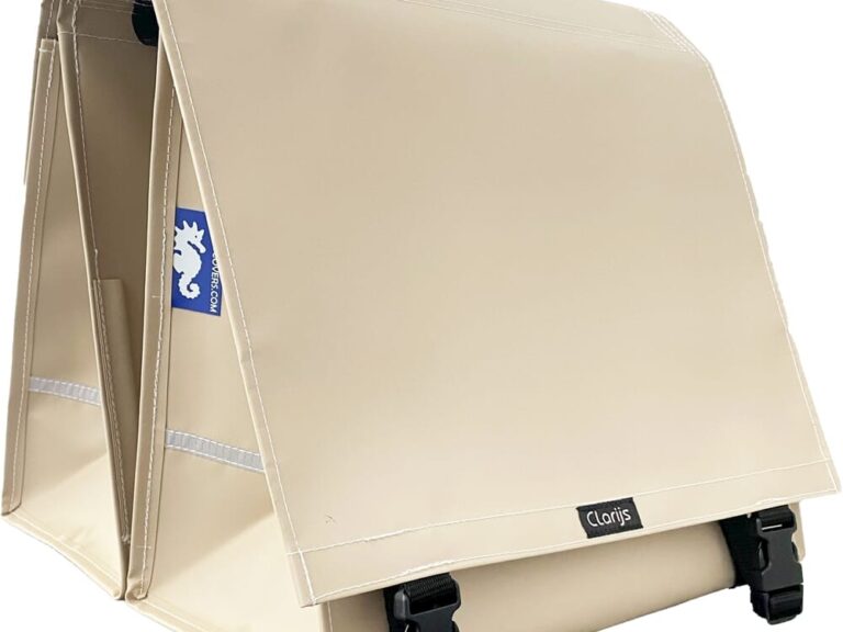 Clarijs fietstas beige mat