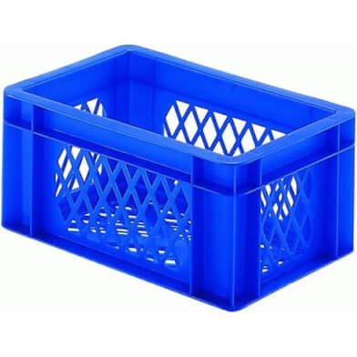 Fietskrat fietsmand blauw