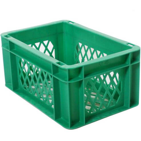 Fietskrat fietsmand groen