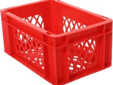 Fietskrat fietsmand rood