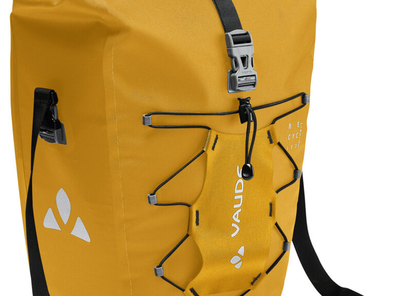 Vaude fietstas enkel Proof Back TR burnt yellow 24L