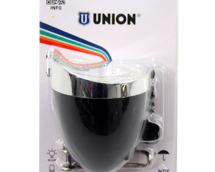 Union koplamp zwart