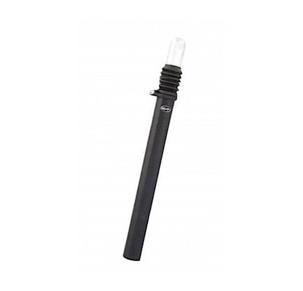 zadelpen verend kaars 27.2 x 350 laag zwart