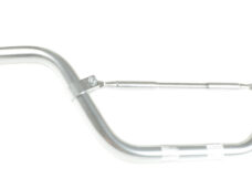 Universeel Puch Maxi Tomos Chopper Stuur Mat  Zilver 22mm Cross Als Protaper Aluminium 75cm Lang / 8cm Hoog