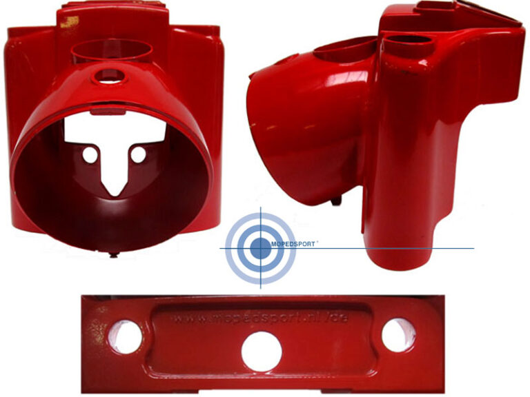 BROMFIETS KS50 KS100 517 529 Koplamphuis KS50-KS100 Rood  KOPLAMP- klok passend 10004 -120 km/h