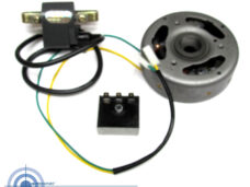 Universeel/moped /kreidler/sachs Ontsteking+vliegwiel+cdi+spanningsregelaar 12v Linksdraaiend Puch 2 Speed/puch Za