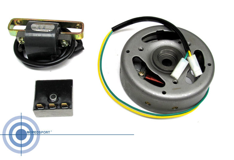 PUCH MAXI Ontsteking+Vliegwiel+CDI+Spanningsregelaar 6V 33W rechtsdraaiend elektronisch 