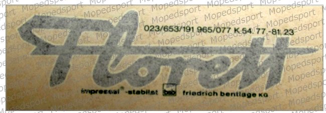 Kreidler Tanktransfer Florett 77.81.23