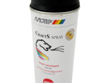 Universeel Motip Crafts Spray Zwart Hittebestendig / Heat Resistant Tot 690 Graden Celcius 400 Ml Verf