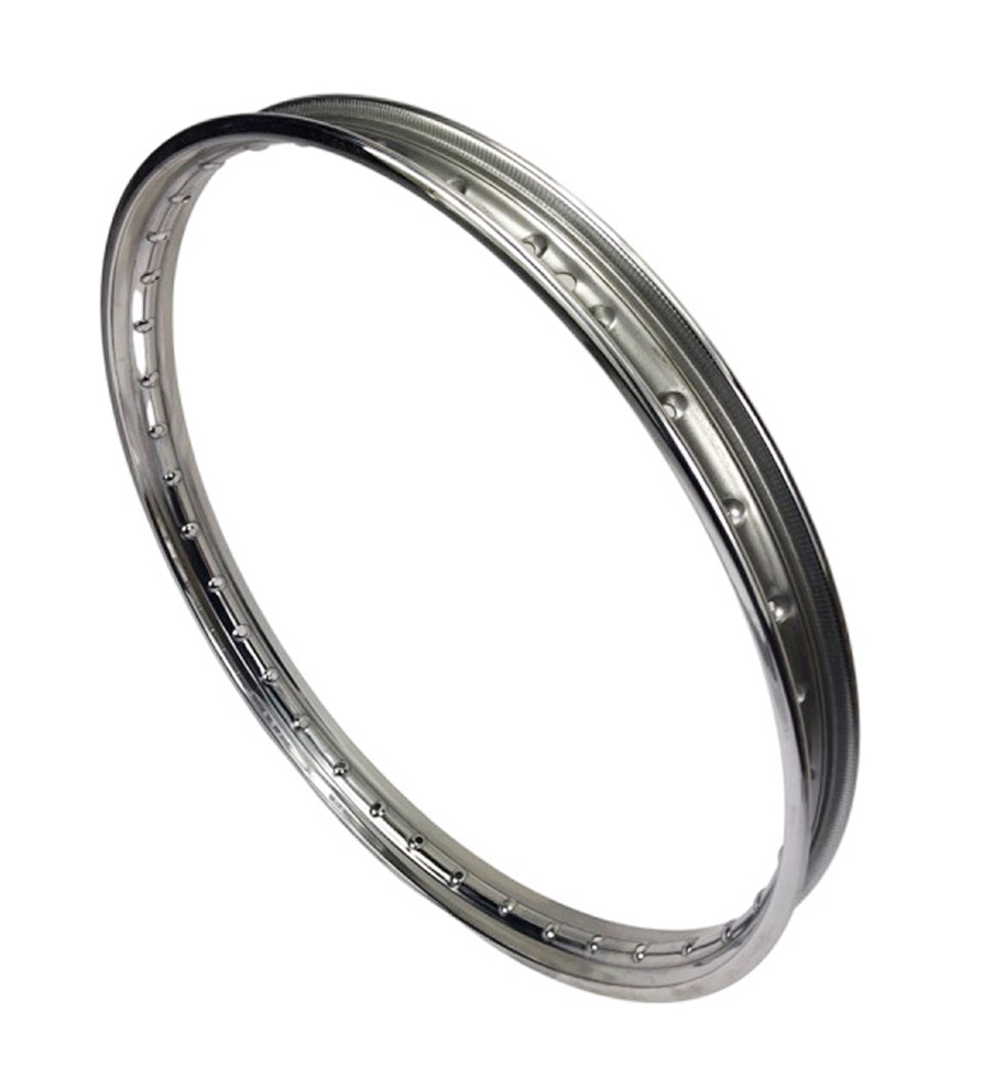 Chromen velg 17x1.4 53.5mm voor Kreidler Florett spaakwiel