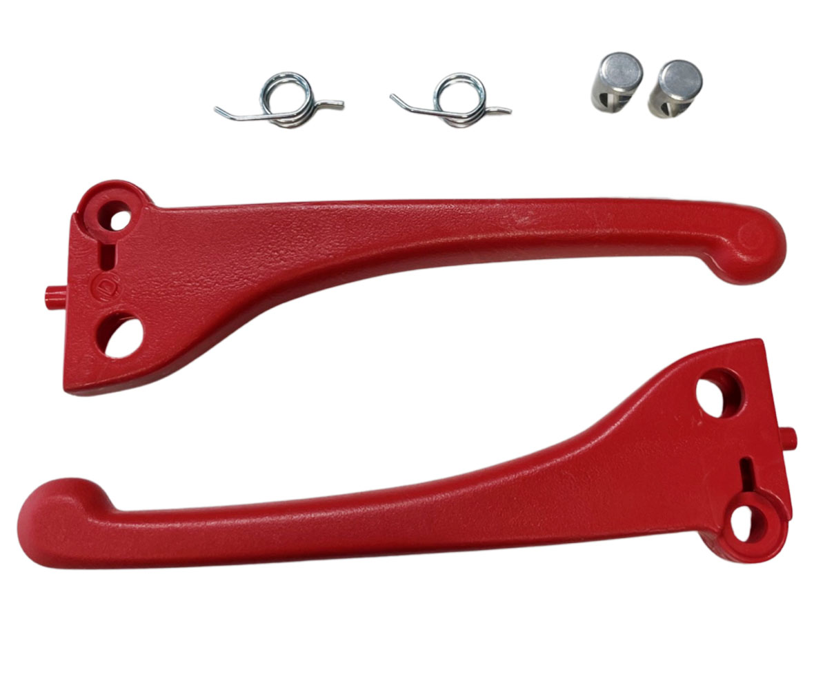 Vespa Ciao Si Handels 2 Stuks Nylon Rood Stuur Handel Set