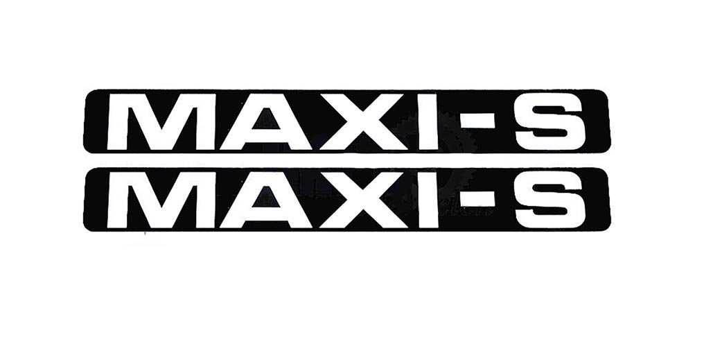 PUCH MAXI Stickerset Maxi-S Zwart / Wit 172 x 23MM TANK TRANSFER STICKER