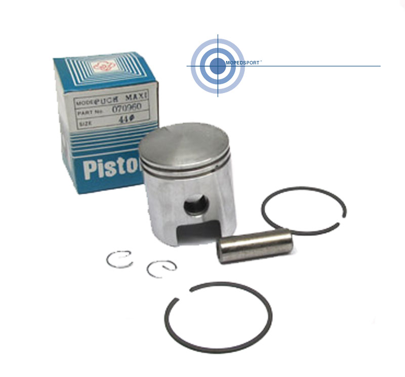 Puch Maxi Zuiger 44mm 2x15mm Verkorte Inlaat 46.5mm