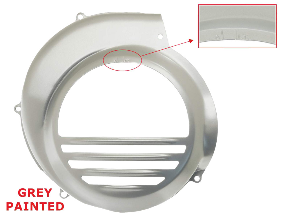 Vespa Px Casa Cl Clx Cosa 2 Scooter Ventilatorkap Grijs 2856075 Piaggio Vespa Px 125-150-200 Freno A Disco (brake Disc) - Pxe Arcobaleno 125-150-200 Vespa Cosa Cl - Clx 125-150-200 - Cosa 2 125-150-200