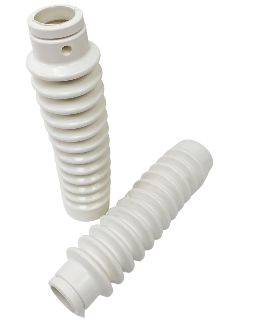 Simson voorvork rubber set wit origineel 220mm