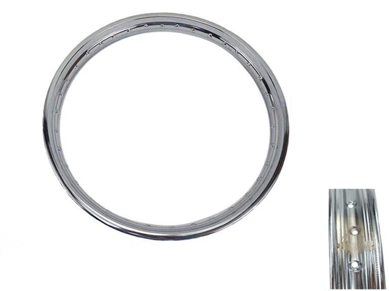 Kreidler//universeel Bromfiets 517 Velg 17x1.50 Chrome 53mm Schum Model | Mooie Lasnaad | Wiel 517-15.119 Chroom
