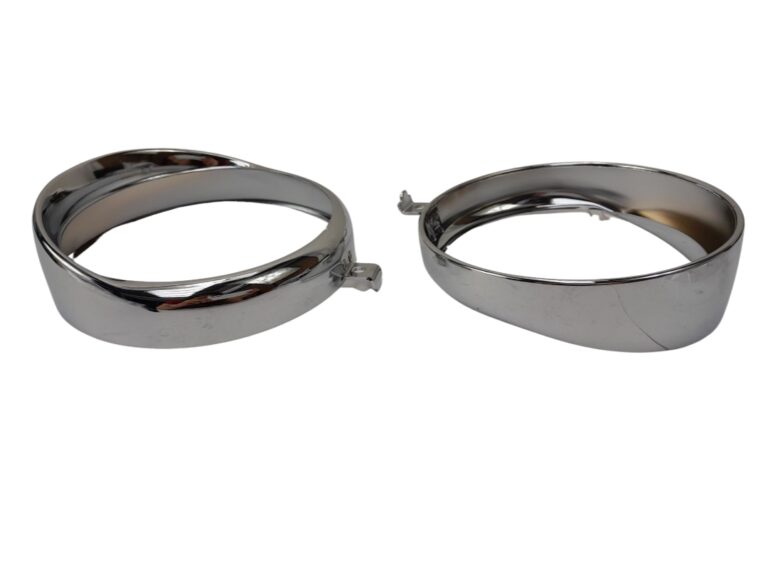 Bromfiets Ks 517 529 530 Kreidler Koplamprand Chroom 145mm /glas 130mm Koplamp Rand Eitank 08.17.28 Voor Koplamphuis 10007 10008