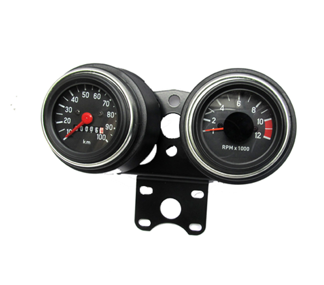 Puch/universeel/kreidler/bromfiets Cockpit Set Cpl. Km.klok 100 Km + Toerenteller m50 Racing Elektrische Delen
