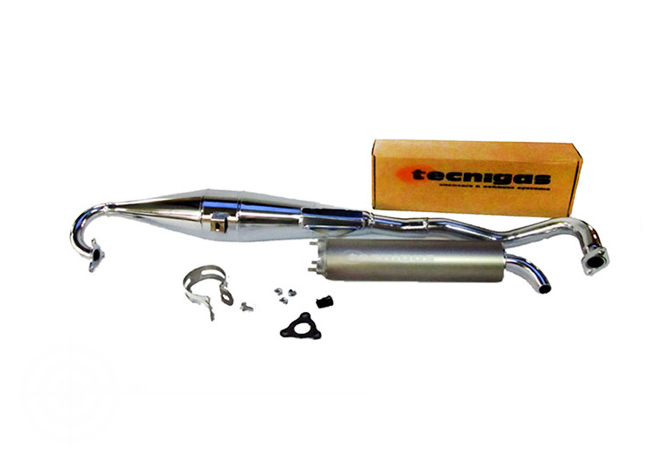 Tomos A35 Uitlaat Technigas Next R Chroom