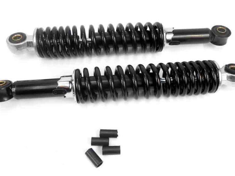 UNIVERSEEL BROMFIETS HERCULES BROMFIET Schokbreker set 300mm zwart/zwart ACHTERVEER