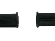 Kreidler Rubber Voetsteun Set Rs 15.31.00.04 Voetsteunrubber Set Zwart 15.31.00