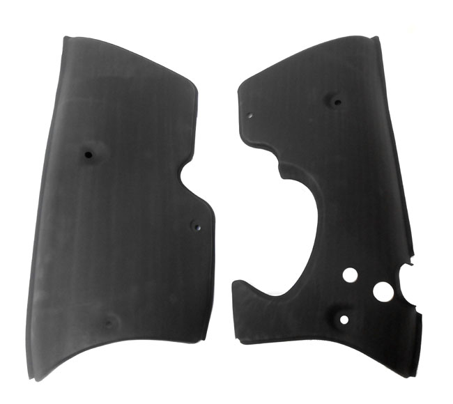 Kreidler Rs Zijscherm Set Mat Zwart 5v Super 15.64.04 +15.64.03 Frame Motordeksel Motorscherm