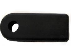 Sachs Rubber Kabeldoorvoer 3v Voetschakeling- Breedte Inbouwmaat: 13mm - Totale Breedte: 16mm - Totale Lengte: 38mm - Dikte: 9mm - Gatdiameter: Ca. 6mm