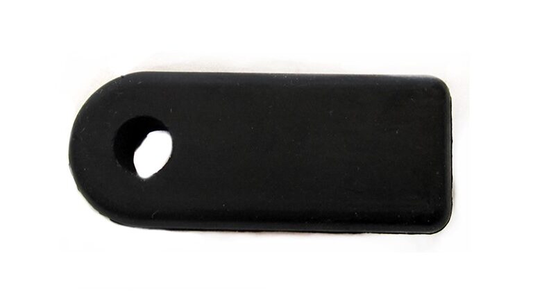 Sachs Rubber Kabeldoorvoer 3v Voetschakeling- Breedte Inbouwmaat: 13mm - Totale Breedte: 16mm - Totale Lengte: 38mm - Dikte: 9mm - Gatdiameter: Ca. 6mm