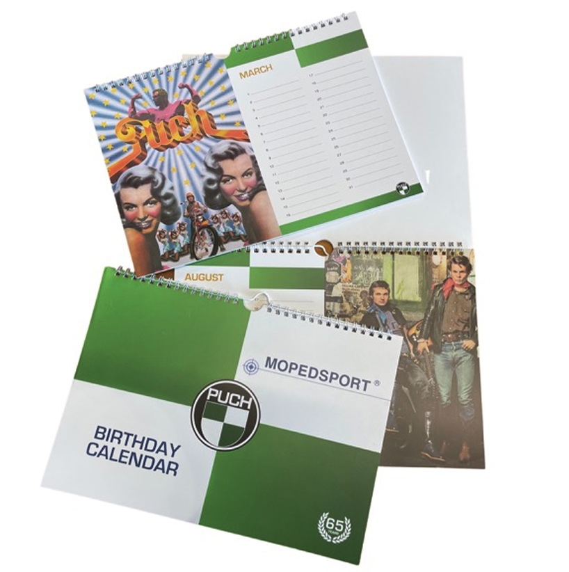 Jubileum - Feestjaar Verjaardagskalender Puch 65 Jaar Motorimport Huige Kalender Jubileum