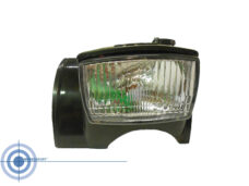 Universeel Koplamphuis Zwart + Inbouwunit Compleet - Niet Origineel - Past Op O.a. Solex 4800 Koplamp
