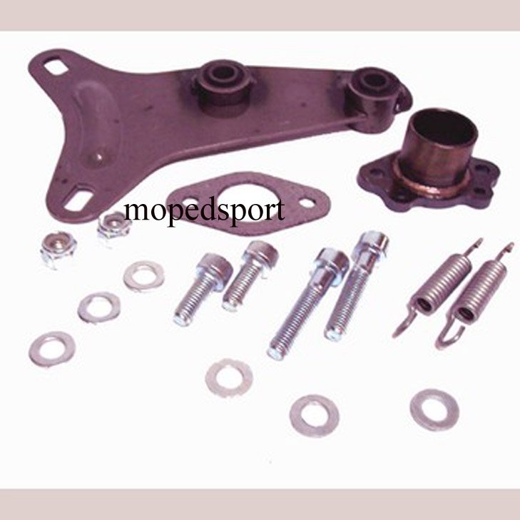Minarelli Giannelli Bevestiging Set Giannelli -flens,veren Uitlaat Malaguti F10/ F12 Mbx Nitro Yamaha Aerox 31601t