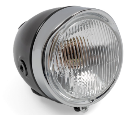 Puch Ms Mv Koplamp Compleet Zwart Bax15d Ei Model Passend Voor Puch Ms/mv Mustang