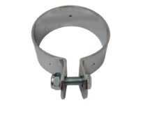 Universal-Auspuffhalterung/Klemme für Roller und Mopeds 517, 529 und 530, rund, Ø 70 mm x 30 mm, 3 cm breit, Sachs Kreidler Puch Maxi Halterung/Klemme, verchromt