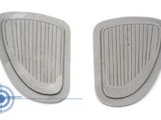 Bromfiets Ks 517 529 530 Rubber Tank Set / Kniestuk Grijs 515-20.103 515-20.104 Tankflap