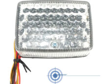 Puch Maxi Led Achterlicht Zwart / Wit