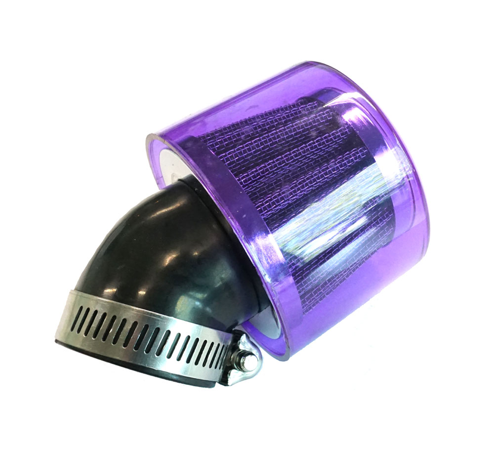 Universeel Bromfiets Puch Maxi Tomos Powerfilter Paars 28mm 45gr Carburateur Filter