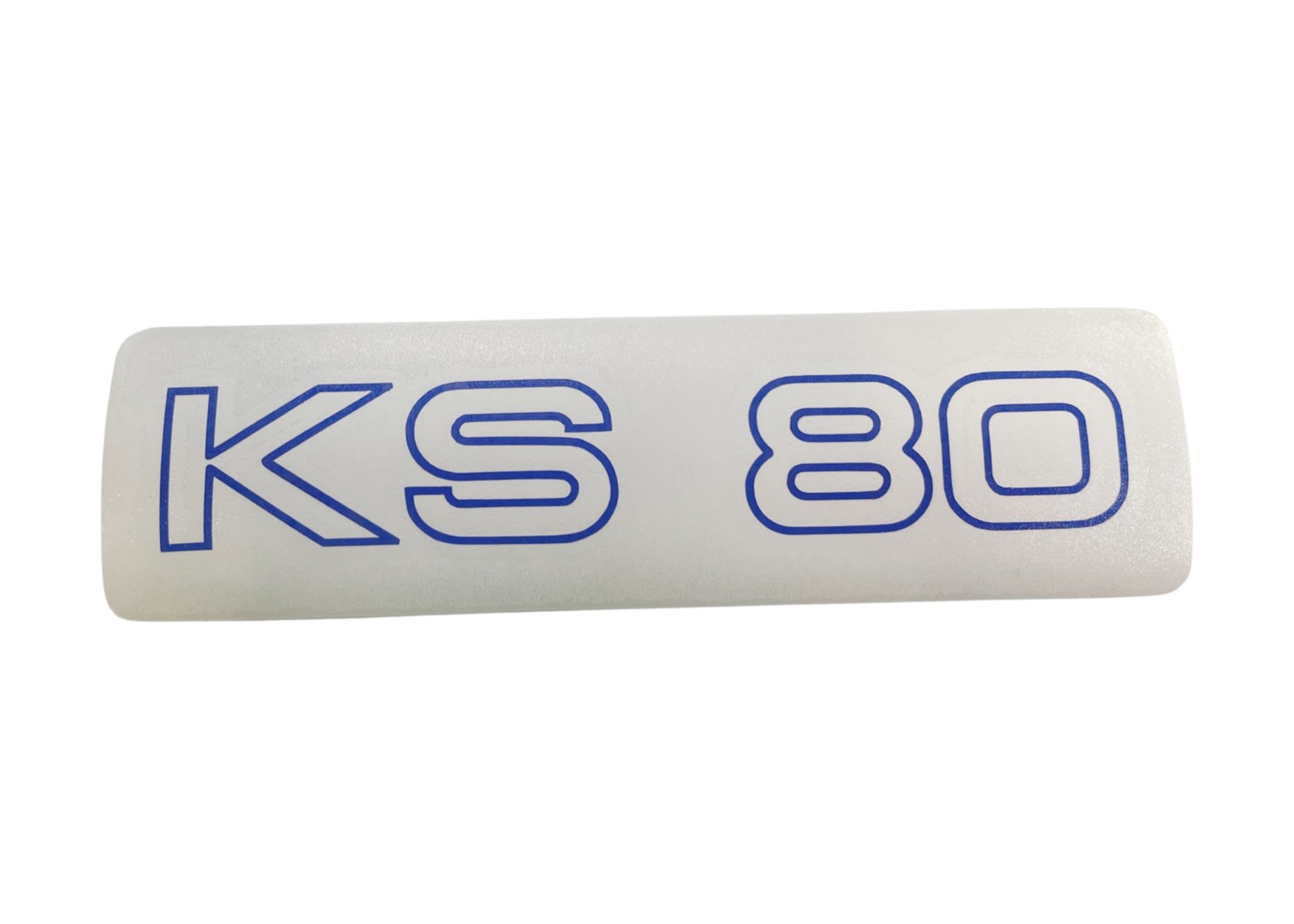 BROMFIETS Zijdekselsticker KS80 blauw 18.5 x 5.5CM