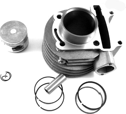 China Scooter Gy6 Qmb139 Cilinder +zgr Cpl.50mm 125c Maxwell Gietijzer 54mm Tapafstand Niet Voor Std Blok