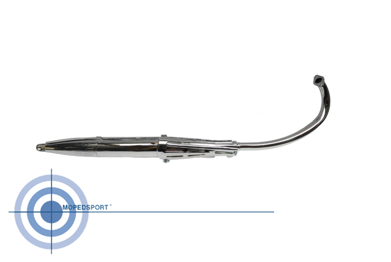 Puch Ms Mv Uitlaat 20mm Met Bescherm Rooster Passend Voor Puch Ms Mv Ds Vs