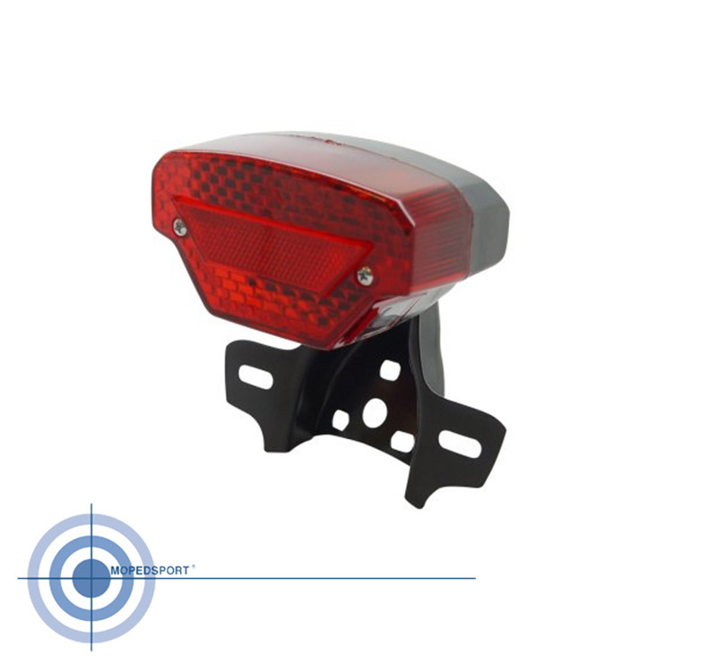 Universeel/yamaha/kreidler/sachs/ Bromfi Achterlicht M77 Met Steun Bromfiets