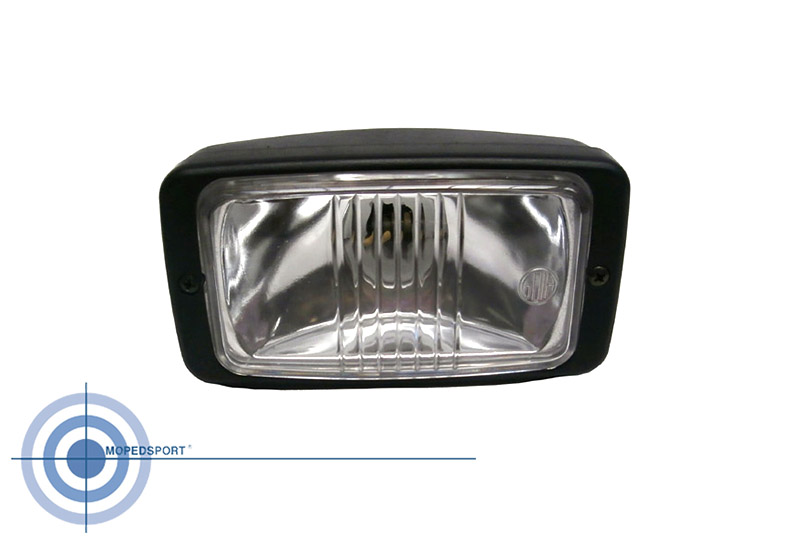 Universeel Koplamp Rechthoek Zwart 14cmx7cm Guia