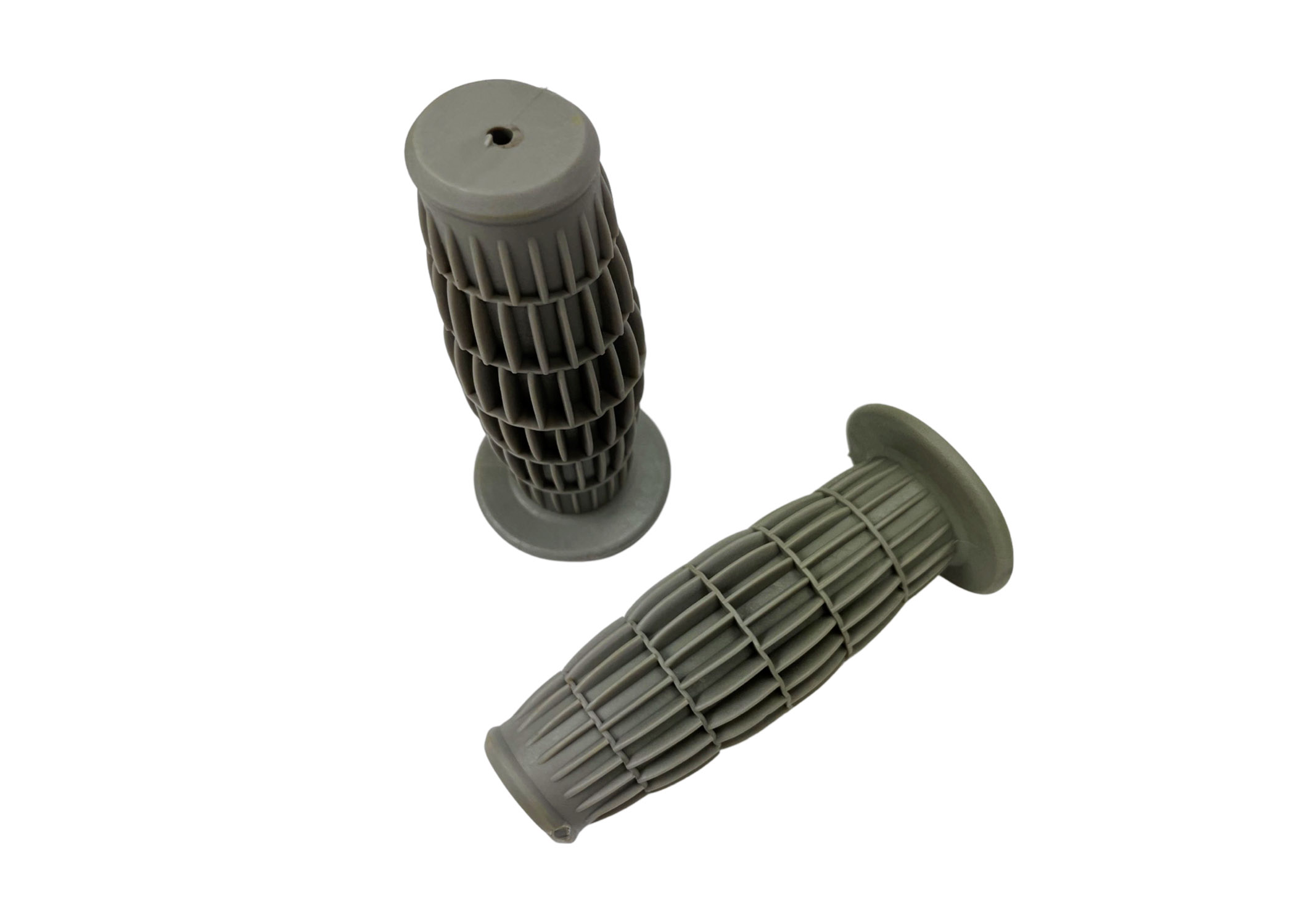 Universeel Bromfiets Puch Maxi Classic Handvatten Set Grijs 22/24x110mm Stuur Kreidler Tomos Sachs