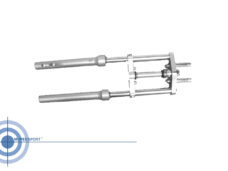 Maxwell Cross Voorvork Voor Minicross Zwart 125cc