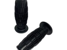 Universeel Bromfiets Puch Maxi Classic Handvatten Set 22/24x110mm Zwart Handvat Stuur Kreidler Tomos Sachs