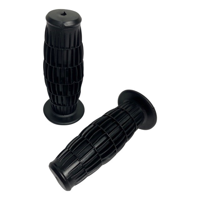 Universeel Bromfiets Puch Maxi Classic Handvatten Set 22/24x110mm Zwart Handvat Stuur Kreidler Tomos Sachs
